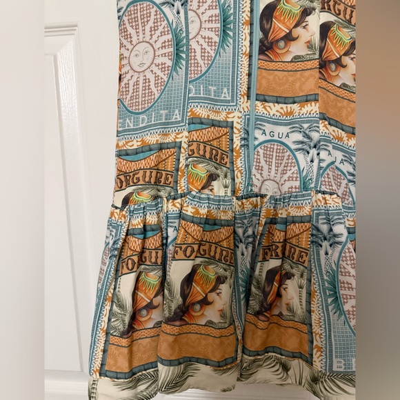 Agua Bendita Multicolor Printed Dress - Picture 10 of 16